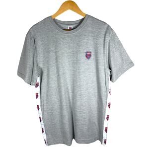 K-Swiss Heritage Collection Branded Taped T-shirt Men’s M - Streetwear Preppy